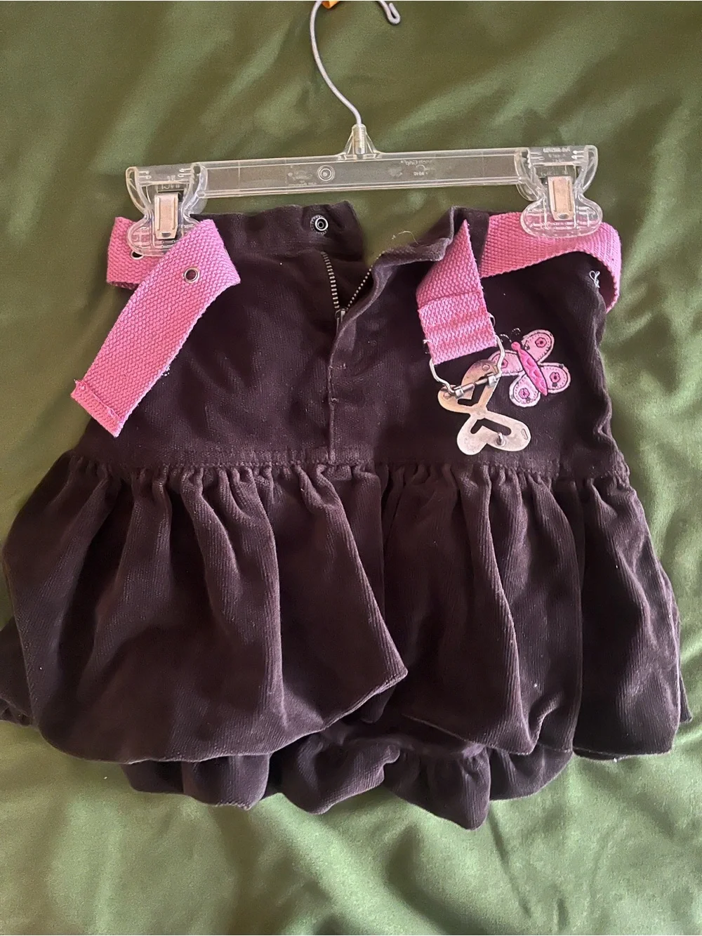 Girls Pink Butterfly Webbing Belt for Kids